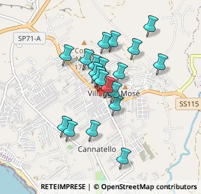 Mappa Via Lombardia, 92100 Villaggio Mosè AG, Italia (0.7855)