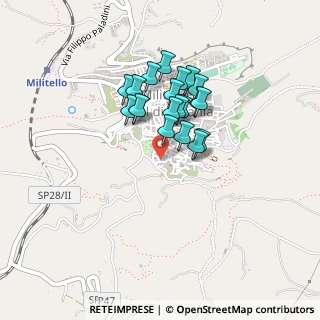 Mappa Via Crivaro, 95043 Militello In Val di Catania CT, Italia (0.3665)