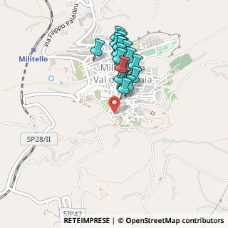 Mappa Via Crivaro, 95043 Militello In Val di Catania CT, Italia (0.487)