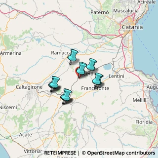 Mappa Via Crivaro, 95043 Militello In Val di Catania CT, Italia (10.3145)