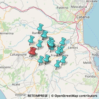 Mappa Via Crivaro, 95043 Militello In Val di Catania CT, Italia (10.525)