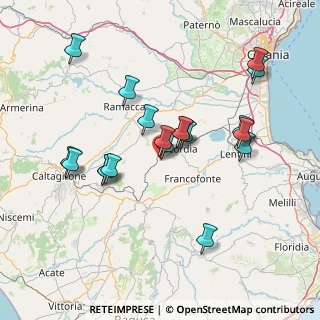 Mappa Via Crivaro, 95043 Militello In Val di Catania CT, Italia (16.00579)