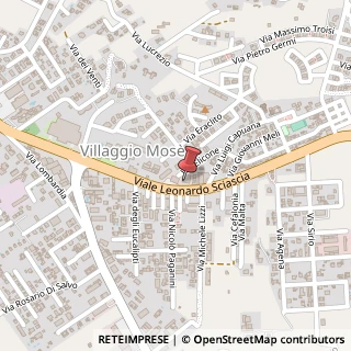 Mappa Viale Leonardo Sciascia, 92100 Villaggio Mosè AG, Italia, 92100 Agrigento, Agrigento (Sicilia)