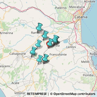 Mappa Via Vincenzo Natale, 95043 Militello In Val di Catania CT, Italia (9.43353)