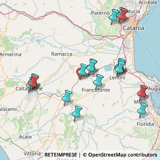 Mappa Via Vincenzo Natale, 95043 Militello In Val di Catania CT, Italia (21.0165)