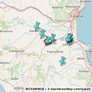 Mappa Via Vincenzo Natale, 95043 Militello In Val di Catania CT, Italia (12.35083)