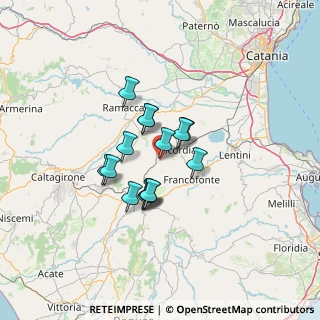 Mappa Via Vincenzo Natale, 95043 Militello In Val di Catania CT, Italia (10.396)