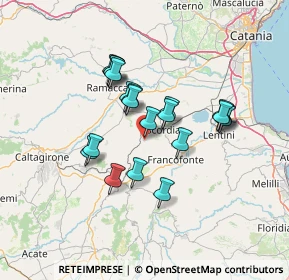 Mappa Via Vincenzo Natale, 95043 Militello In Val di Catania CT, Italia (12.674)