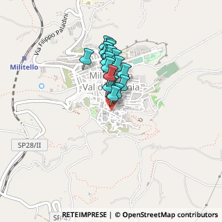 Mappa Via Vincenzo Natale, 95043 Militello In Val di Catania CT, Italia (0.375)