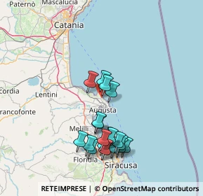 Mappa Via San Matteo, 96011 Augusta SR, Italia (16.242)