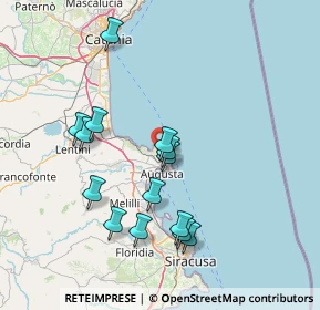 Mappa Via San Matteo, 96011 Augusta SR, Italia (16.20214)