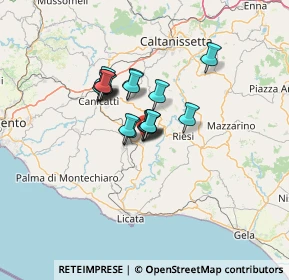 Mappa Via Solferino, 92029 Ravanusa AG, Italia (9.33471)