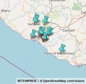 Mappa Via della Rodisia, 92100 Agrigento AG, Italia (8.38583)