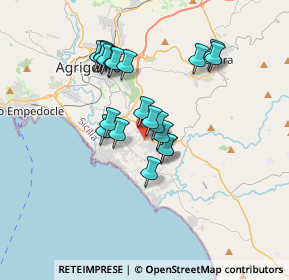 Mappa Via della Rodisia, 92100 Agrigento AG, Italia (3.2295)