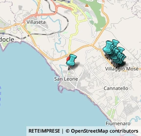 Mappa Via Salvo D'Acquisto, 92100 Villaggio Mosè AG, Italia (2.3905)