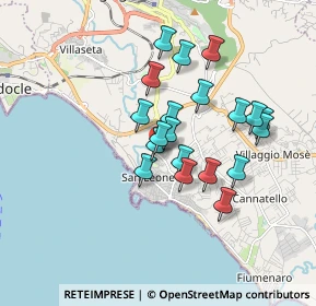 Mappa Via Salvo D'Acquisto, 92100 Villaggio Mosè AG, Italia (1.6315)