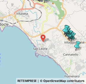 Mappa Via Salvo D'Acquisto, 92100 Villaggio Mosè AG, Italia (2.97)