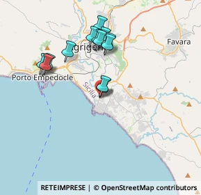 Mappa Via Salvo D'Acquisto, 92100 Villaggio Mosè AG, Italia (3.86)