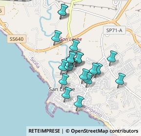 Mappa Via Salvo D'Acquisto, 92100 Villaggio Mosè AG, Italia (0.729)