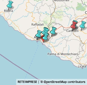 Mappa Via Salvo D'Acquisto, 92100 Villaggio Mosè AG, Italia (14.24077)