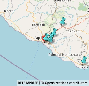 Mappa Via Salvo D'Acquisto, 92100 Villaggio Mosè AG, Italia (29.62846)