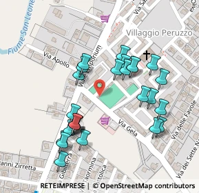 Mappa Via Salvo D'Acquisto, 92100 Villaggio Mosè AG, Italia (0.13462)