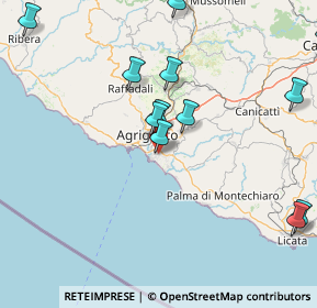 Mappa Via Zurlì, 92100 Agrigento AG, Italia (21.45167)