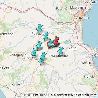 Mappa Via Ugo la Malfa, 95043 Militello In Val di Catania CT, Italia (8.52385)