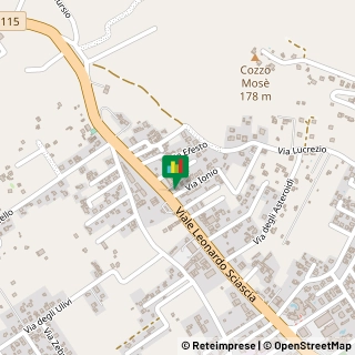 Mappa Viale Leonardo Sciascia, 21, 92100 Agrigento, Agrigento (Sicilia)