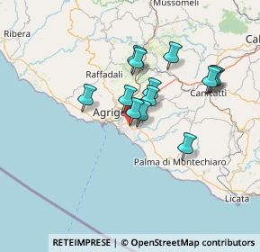 Mappa Via Ionio, 92100 Agrigento AG, Italia (12.49154)