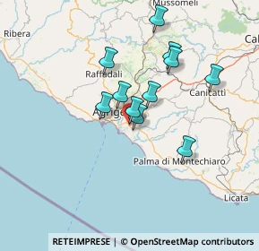 Mappa Via Ionio, 92100 Agrigento AG, Italia (12.64182)