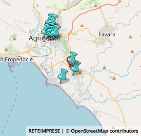 Mappa Via Ionio, 92100 Agrigento AG, Italia (3.76091)