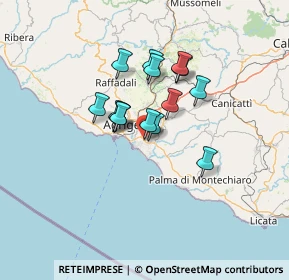 Mappa Viale Leonardo Sciascia, 92100 Agrigento AG, Italia (10.69429)