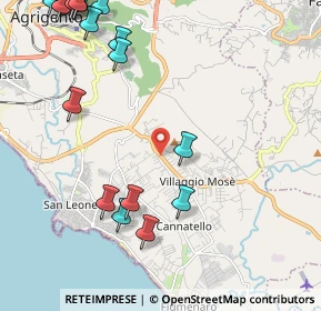 Mappa Viale Leonardo Sciascia, 92100 Agrigento AG, Italia (3.4515)