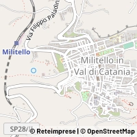 মানচিত্র Militello in Val di Catania