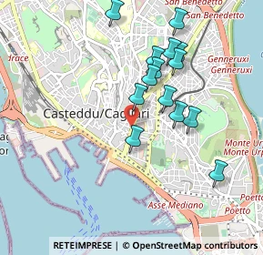 Mappa Via S. Lucifero, 09125 Cagliari CA, Italia (0.95571)