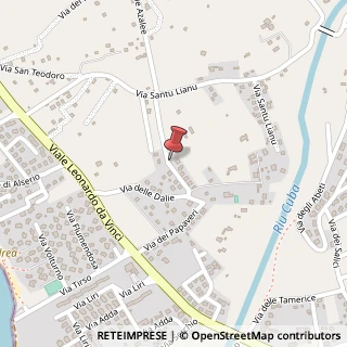 Mappa Via Delle Dalie, 25, 09045 Quartu Sant'Elena, Cagliari (Sardegna)