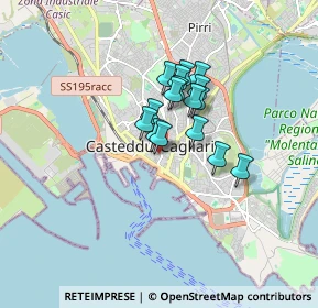 Mappa Via Torino, 09124 Cagliari CA, Italia (1.20375)