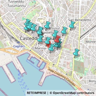 Mappa Via Torino, 09124 Cagliari CA, Italia (0.4055)