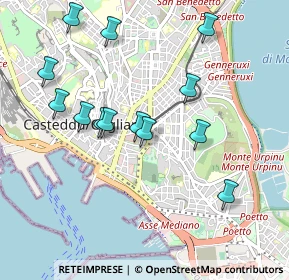 Mappa Via Ada Negri, 09121 Cagliari CA, Italia (1.06462)