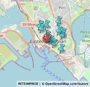 Mappa Via Roma, 09121 Cagliari CA, Italia (1.036)