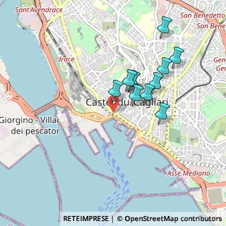 Mappa Largo Carlo Felice, 09123 Cagliari CA, Italia (0.85)