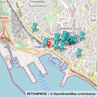Mappa Largo Carlo Felice, 09123 Cagliari CA, Italia (0.422)