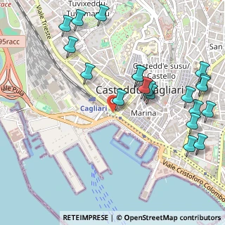 Mappa Largo Carlo Felice, 09123 Cagliari CA, Italia (0.6955)