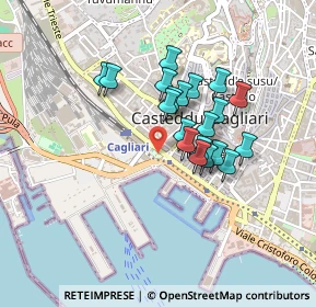 Mappa Via Roma, 09121 Cagliari CA, Italia (0.369)