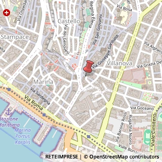 Mappa Via Lanusei, 1, 09125 Cagliari, Cagliari (Sardegna)