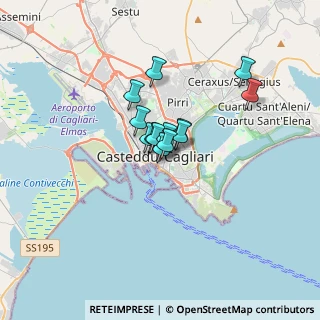 Mappa V.le Regina Margherita, 09124 Cagliari CA, Italia (2.08615)