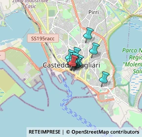 Mappa Via Barcellona, 09124 Cagliari CA, Italia (0.595)