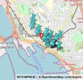 Mappa Via Barcellona, 09124 Cagliari CA, Italia (0.61)