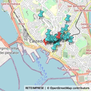 Mappa Via Sicilia, 09124 Cagliari CA, Italia (0.703)